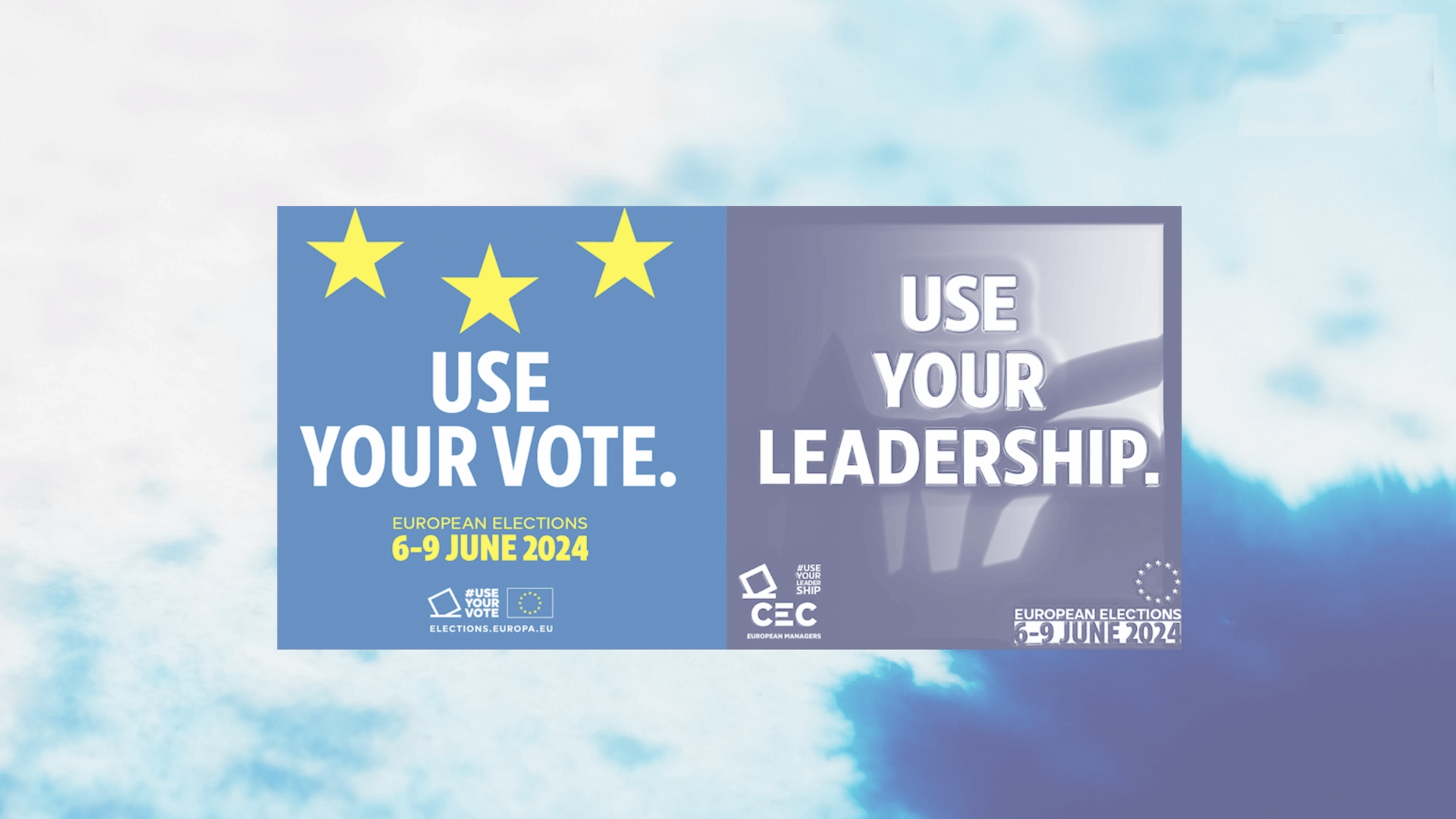 Use Your Leadership - EU Elections campaign for EU Managers
