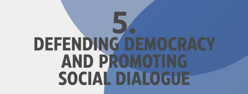Defending Democracy and Promoting Social Dialogue - Managers Priorities EU Elections